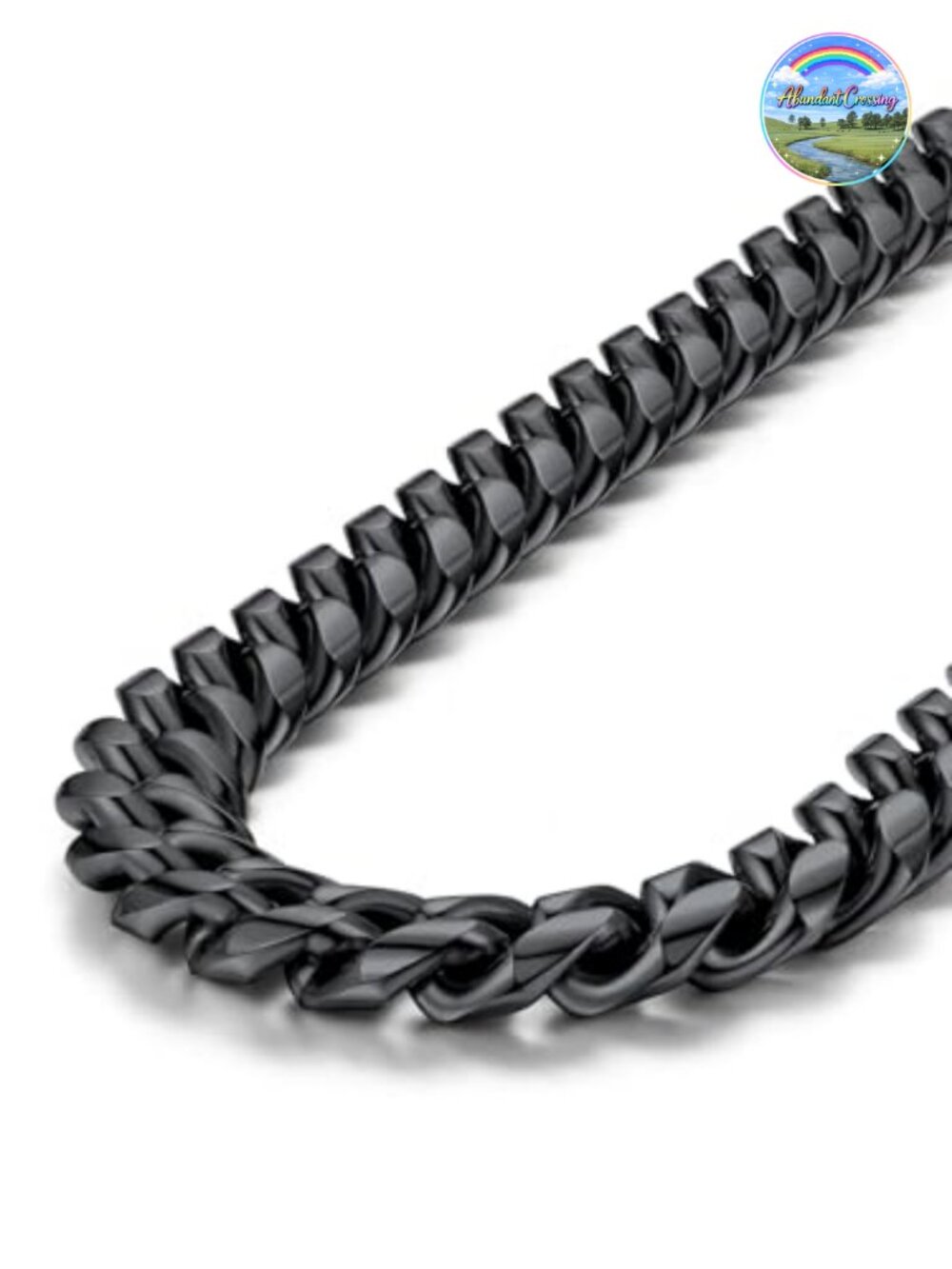 Stainless Steel Cuban Link Chain Necklace 22in for Men